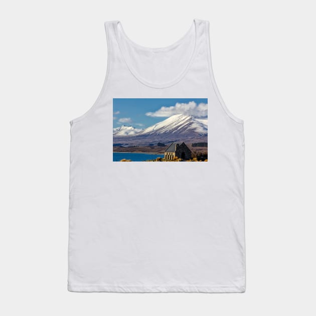 Church of Good Shepherd, Tekapo Tank Top by charlesk